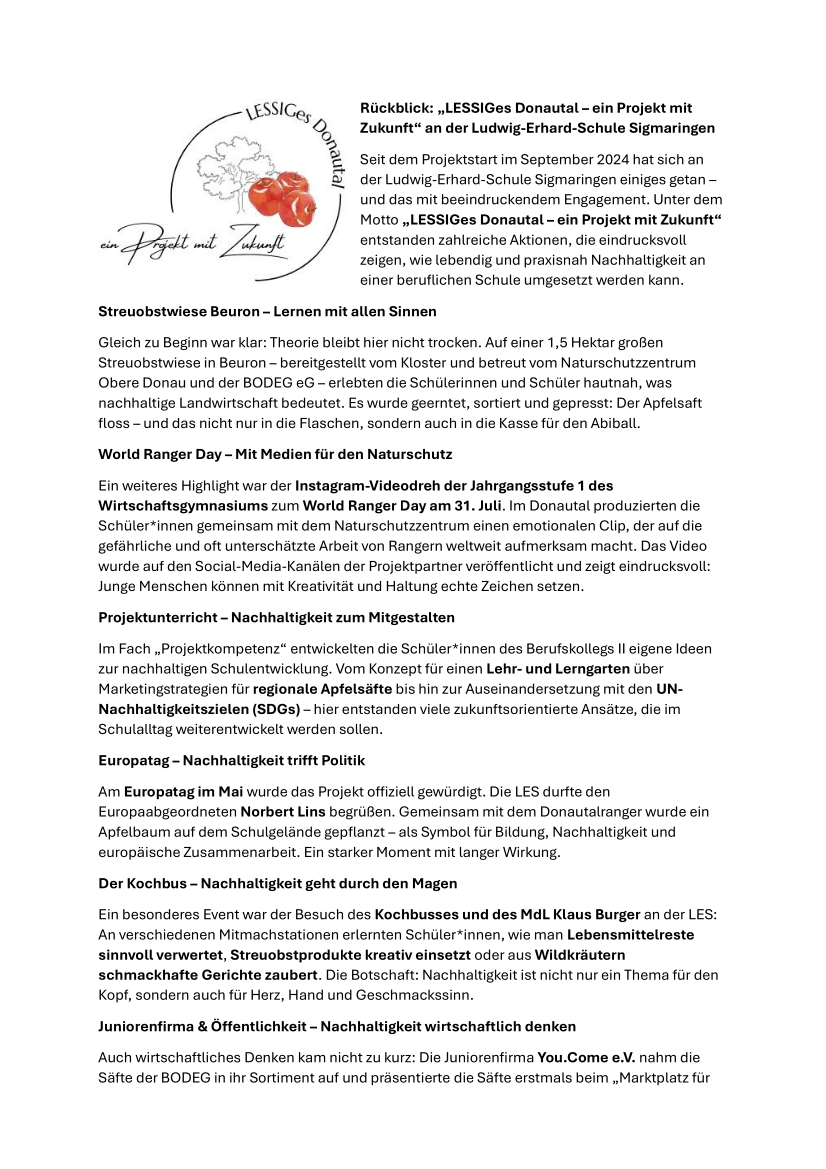 Abschlussbericht Rückblick SJ24 25